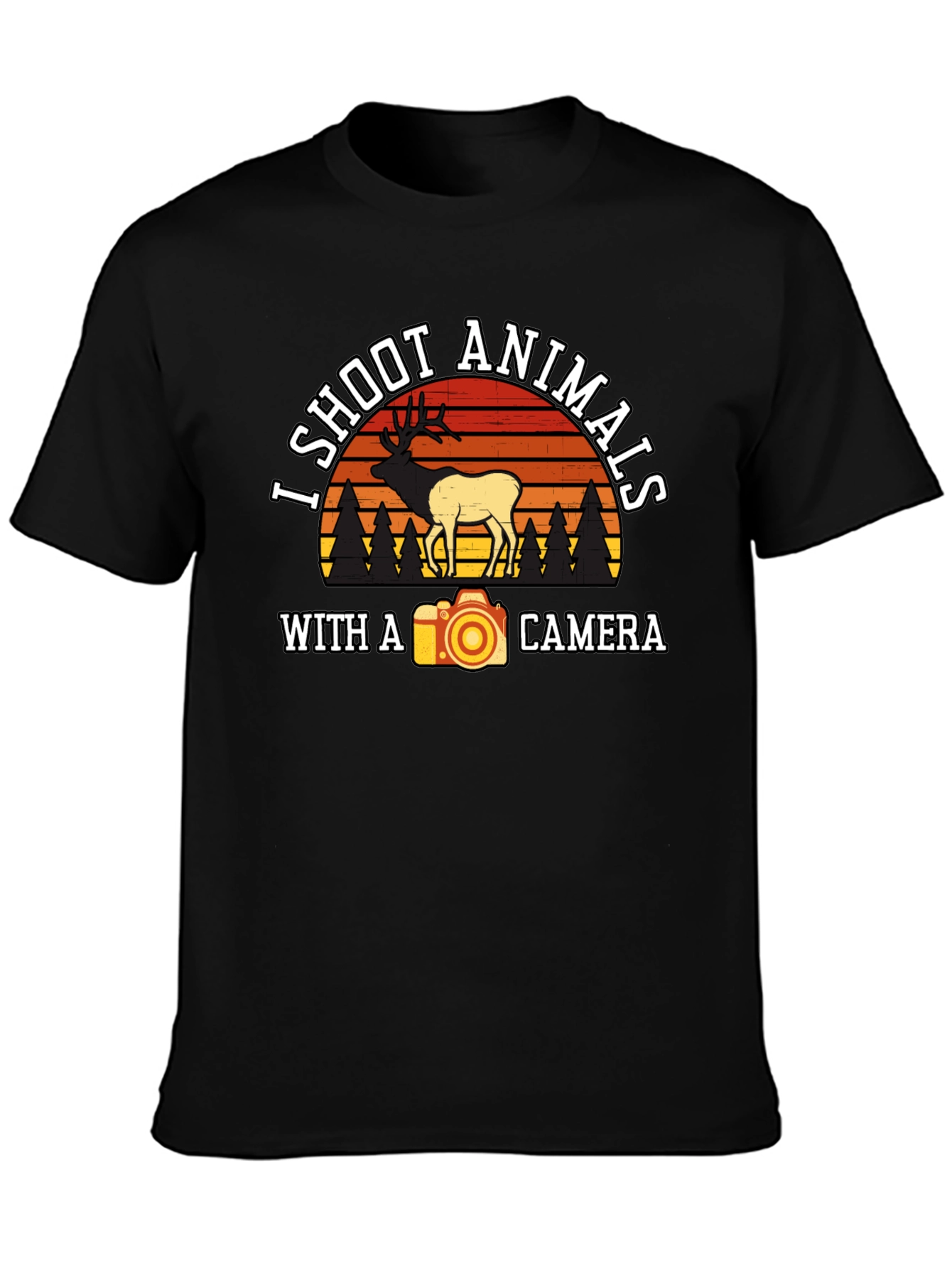 I Shoot Animals T-Shirt - Camera Photography Tee