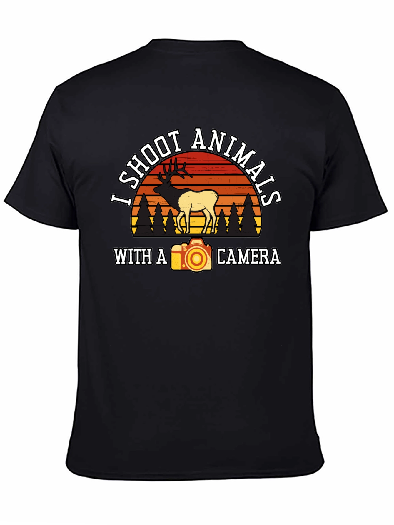I Shoot Animals T-Shirt - Camera Photography Tee