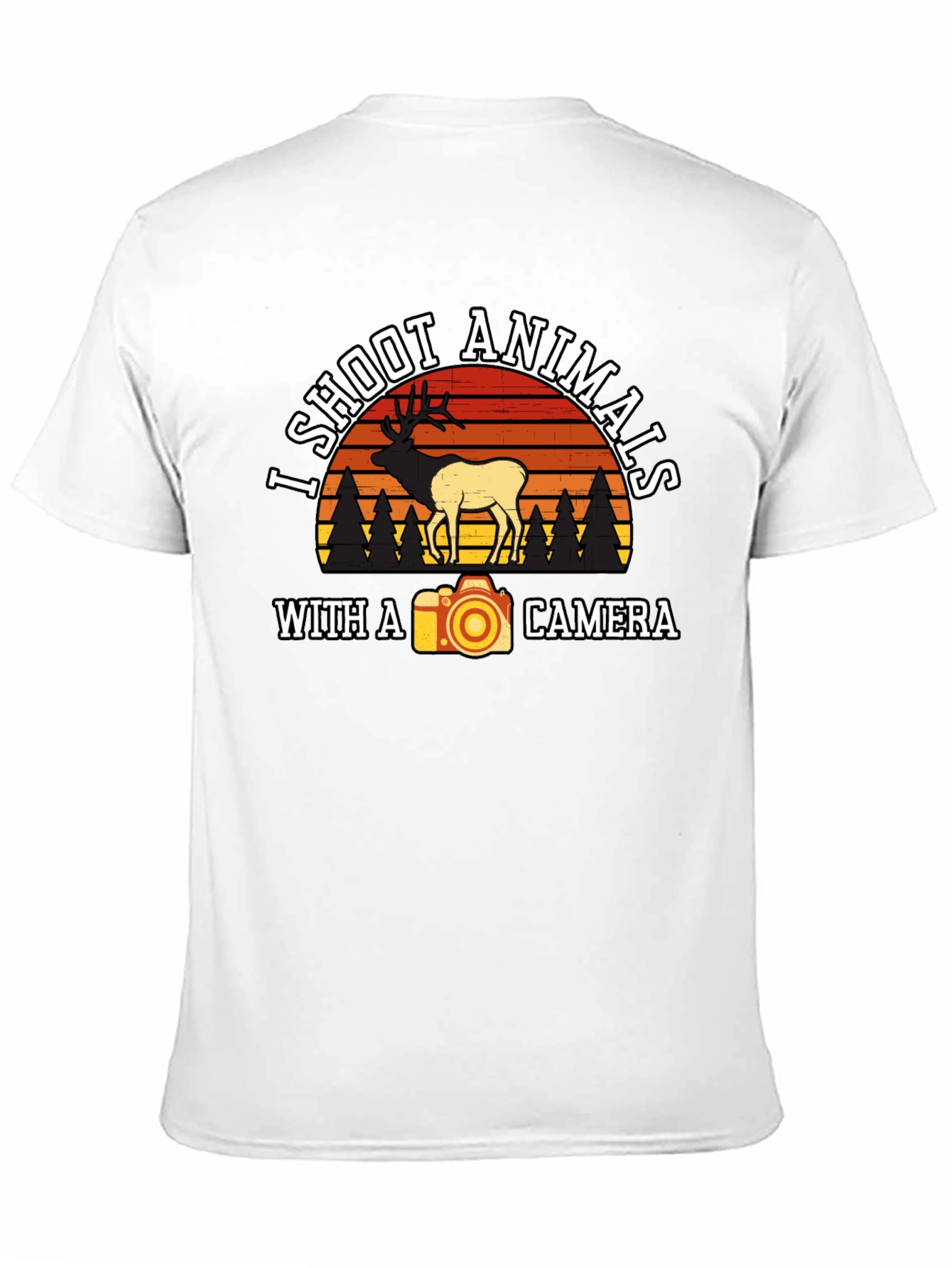 I Shoot Animals T-Shirt - Camera Photography Tee
