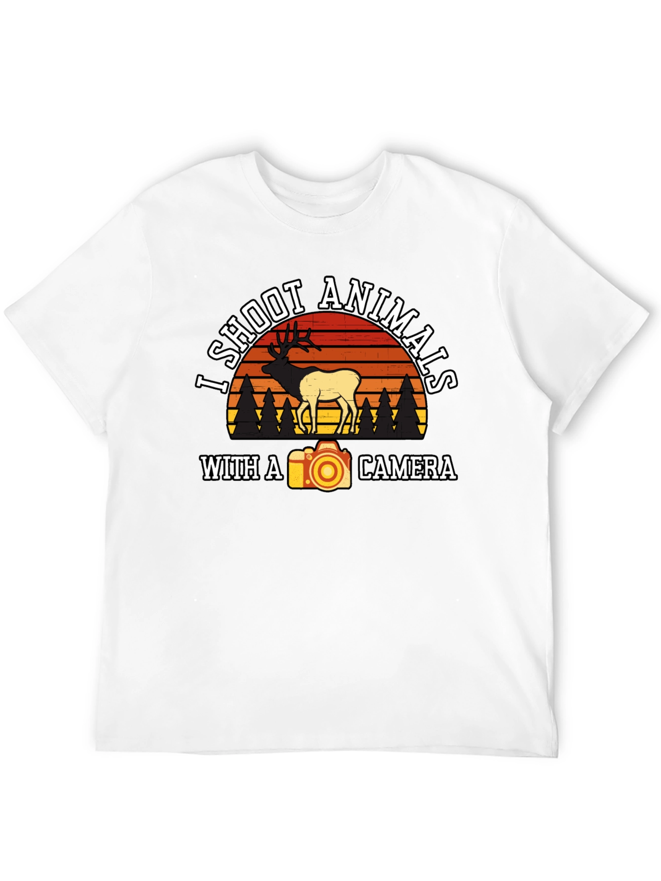 I Shoot Animals T-Shirt - Camera Photography Tee