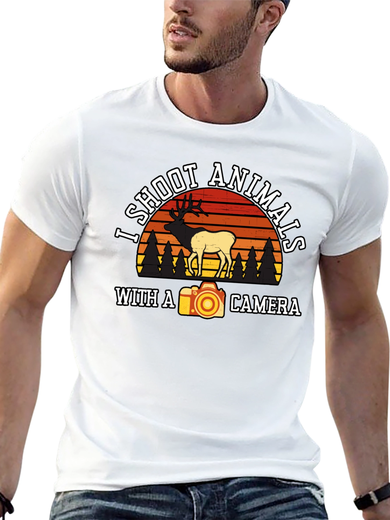 I Shoot Animals T-Shirt - Camera Photography Tee