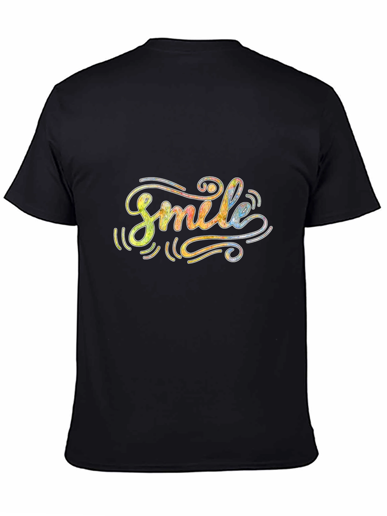Smile Graphic T-Shirt - Positive Vibes Tee