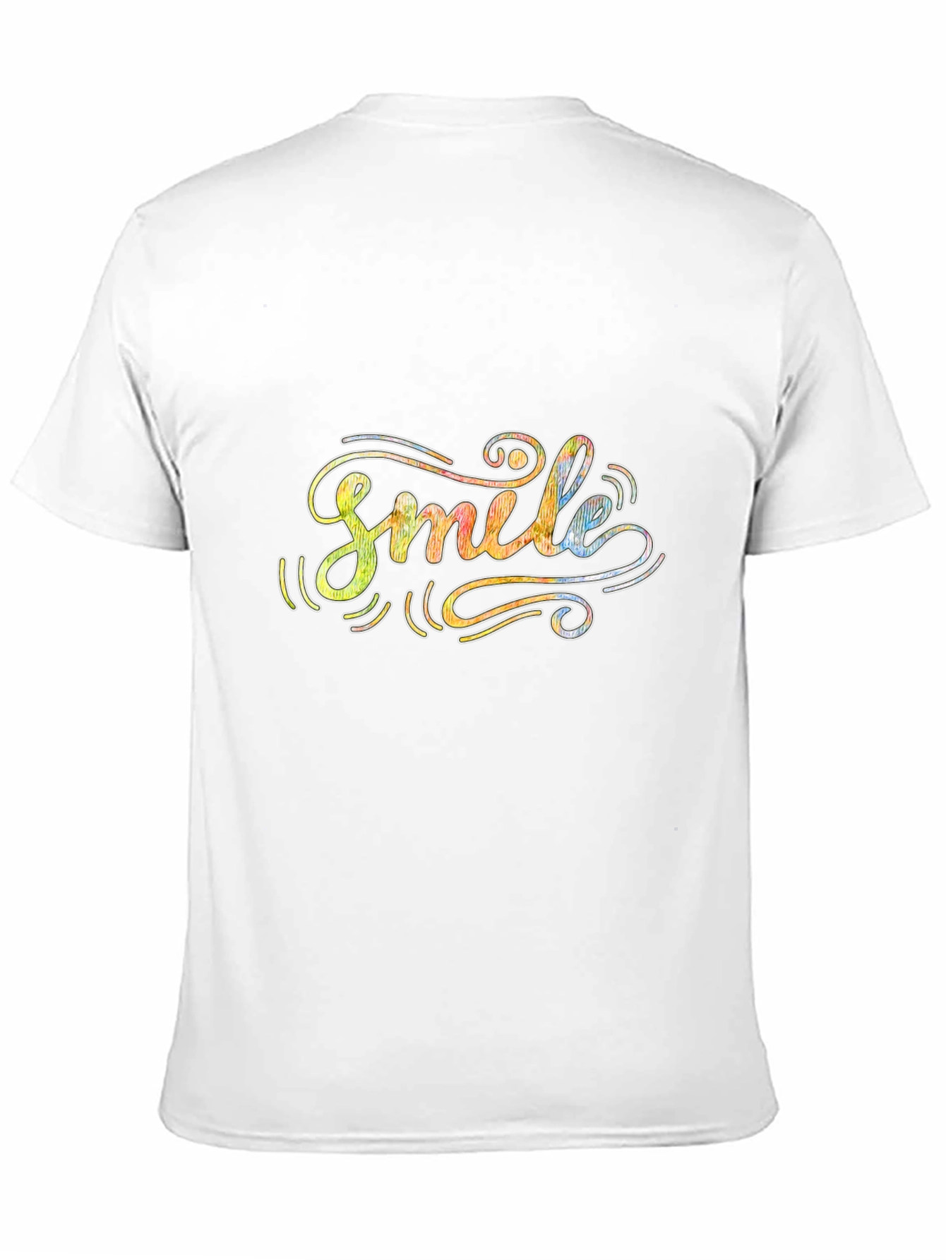 Smile Graphic T-Shirt - Positive Vibes Tee