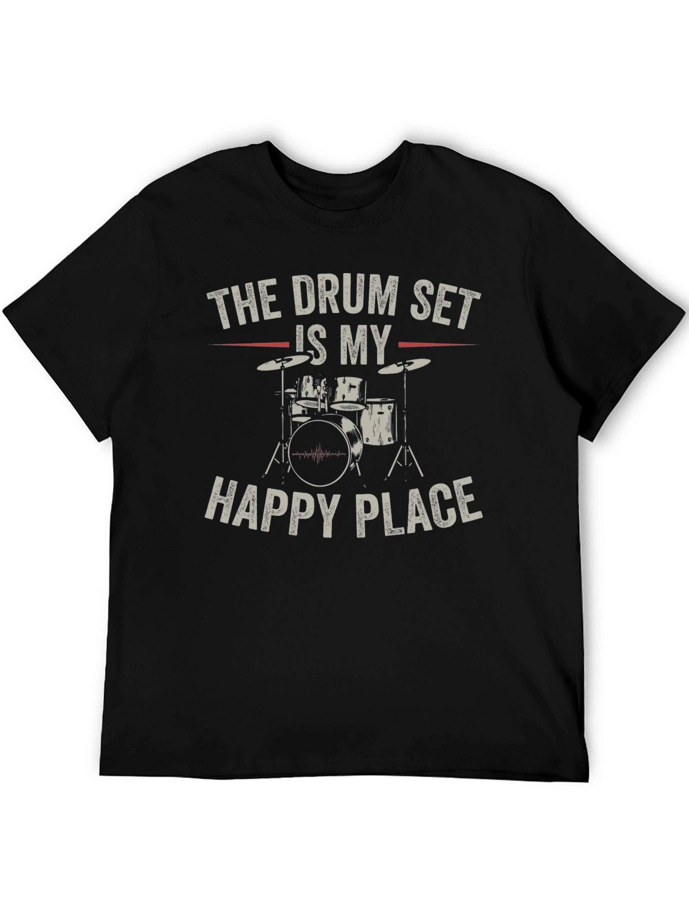 Drum Set Happy Place T-Shirt