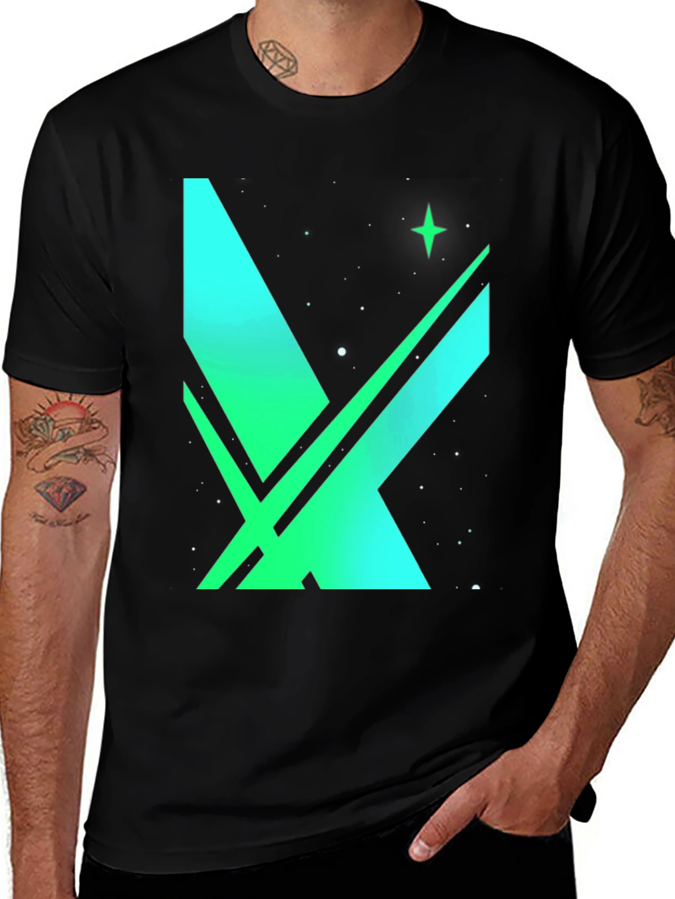 Astral X T-Shirt: Cosmic Style