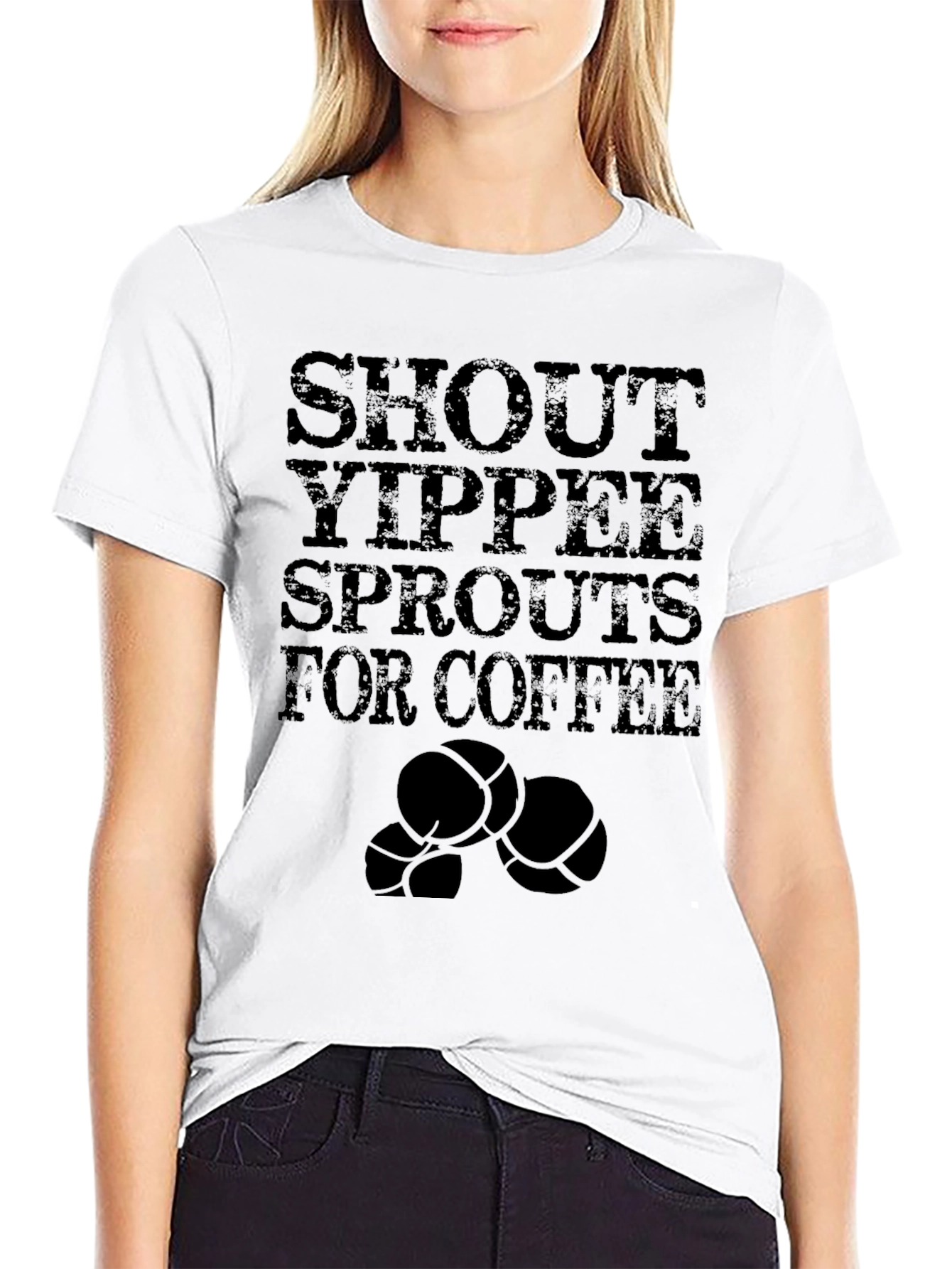 Shout Yippee Sprouts for Coffee T-Shirt