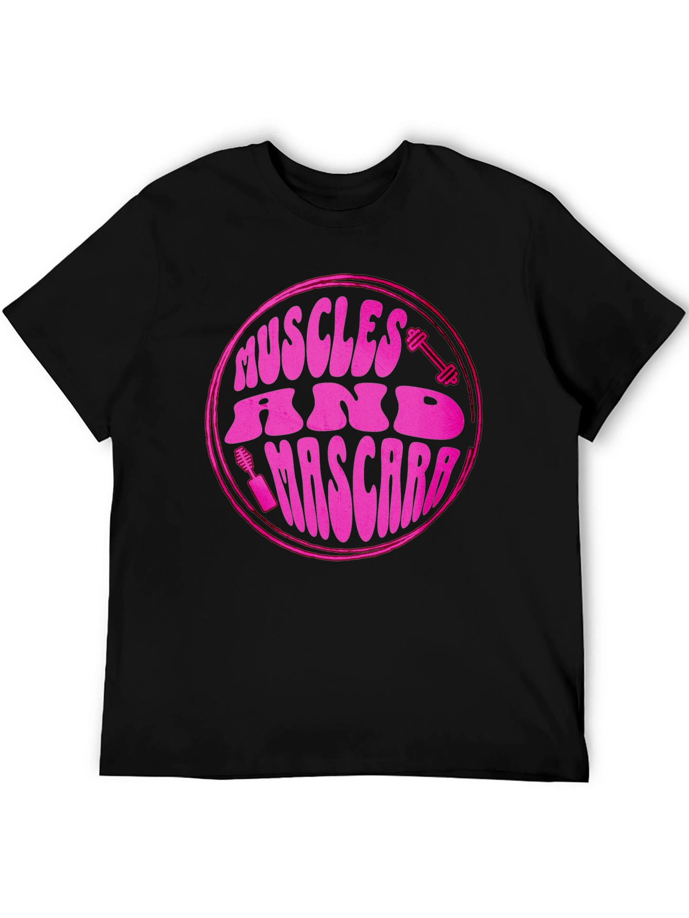 Muscles & Mascara Graphic T-Shirt - Fitness Fashion