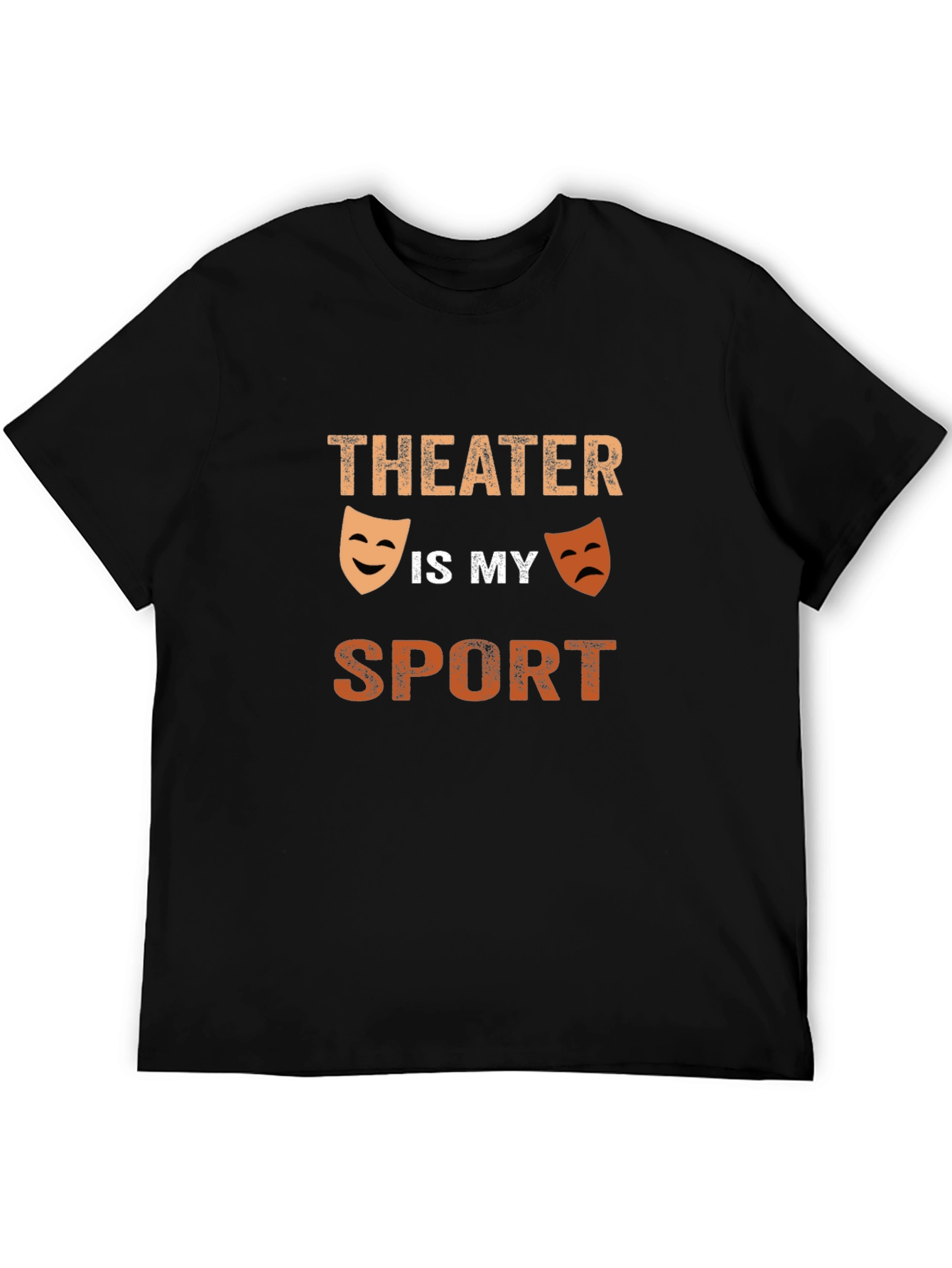Theater Is My Sport Graphic Tee - Black