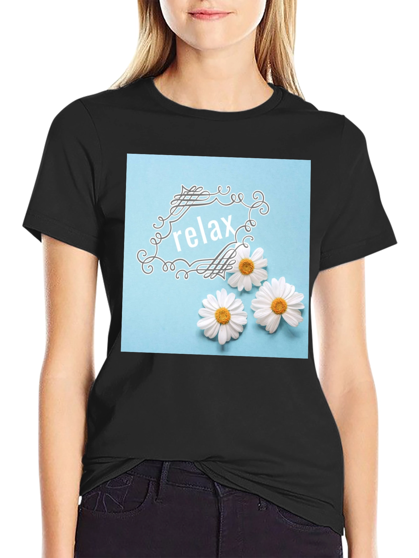 Relax Daisy T-Shirt - Stylish Comfort