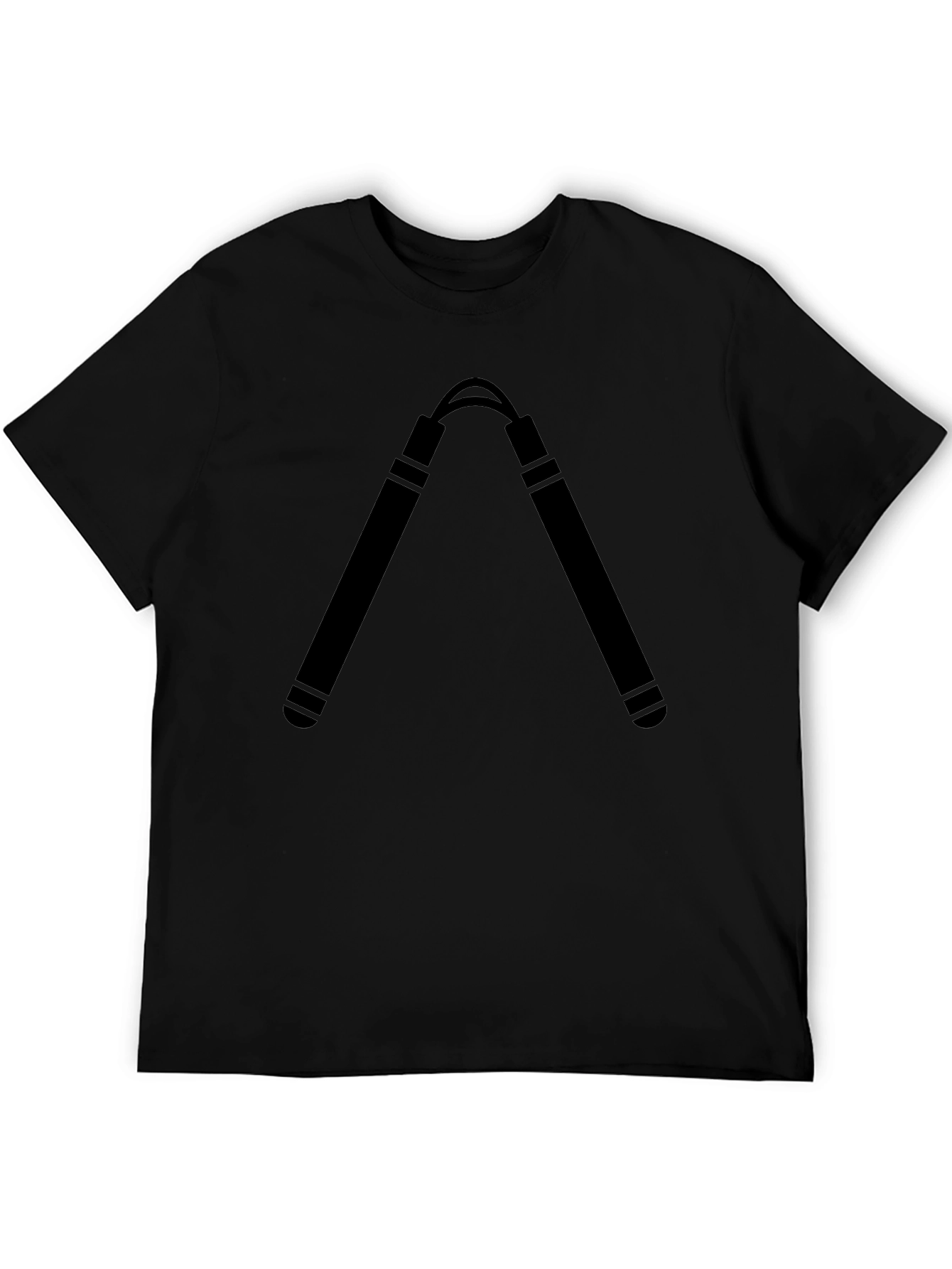 Nunchuck Graphic Tee - Black Martial Arts T-Shirt