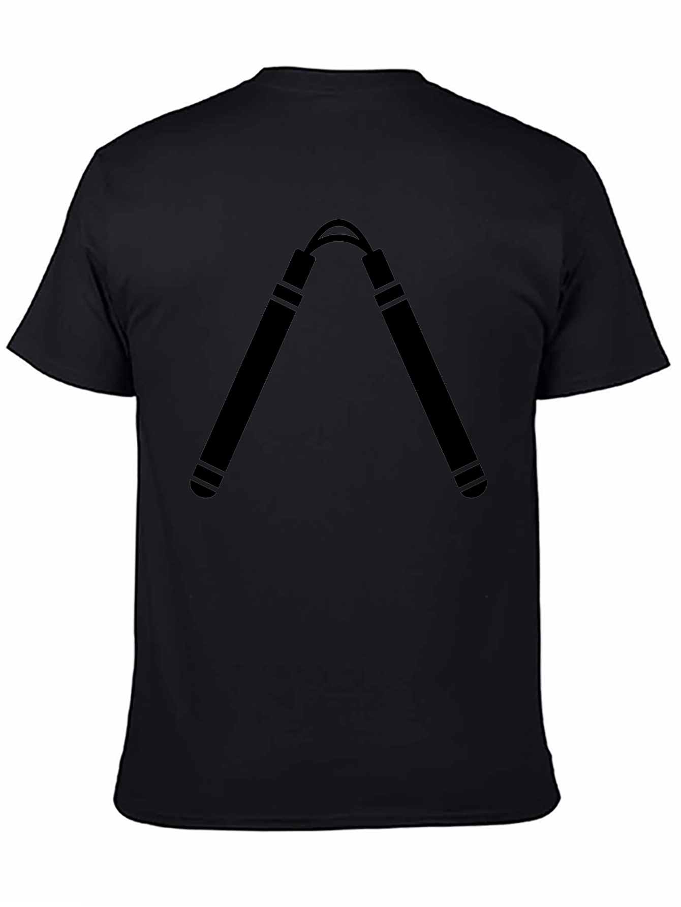 Nunchuck Graphic Tee - Black Martial Arts T-Shirt