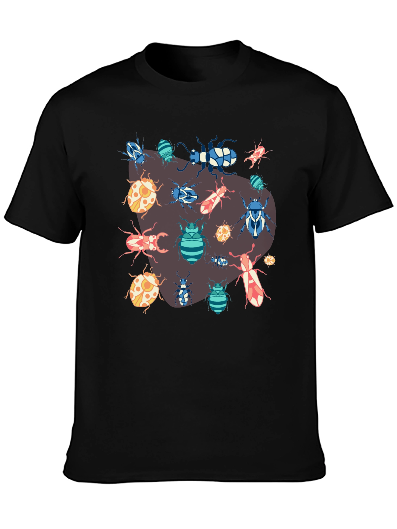 Bug Print T-Shirt - Unique Insect Design