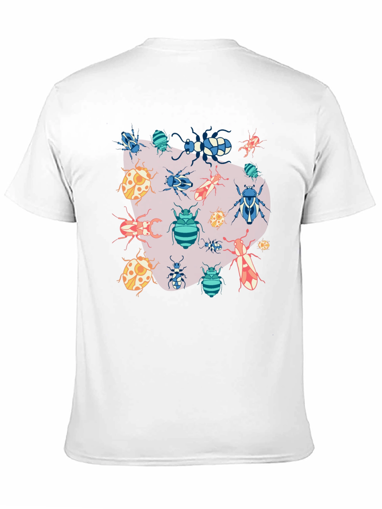 Bug Print T-Shirt - Unique Insect Design