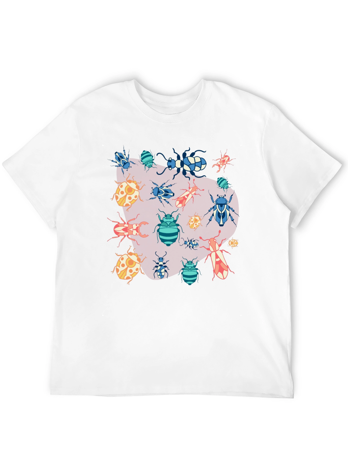 Bug Print T-Shirt - Unique Insect Design