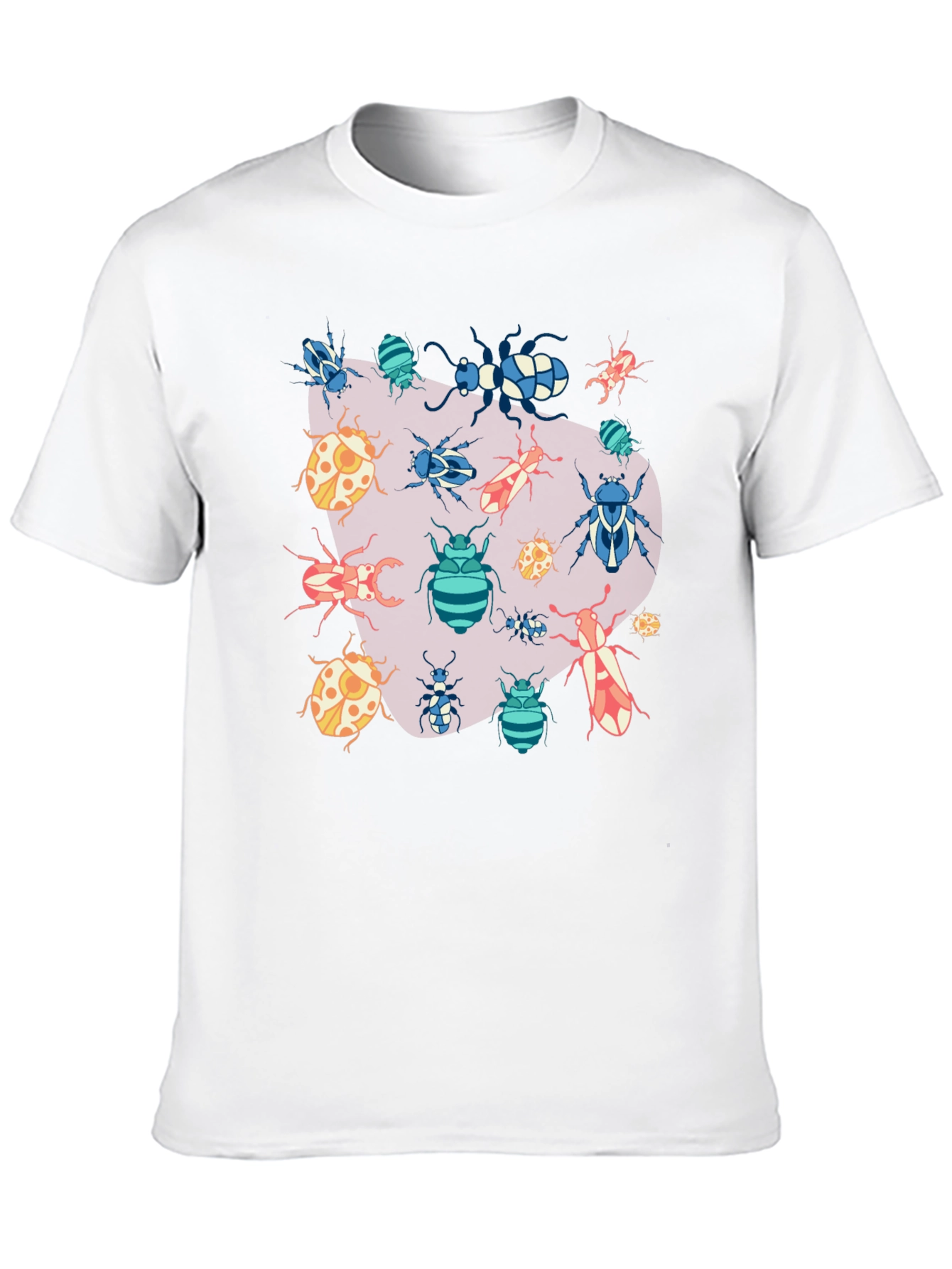 Bug Print T-Shirt - Unique Insect Design