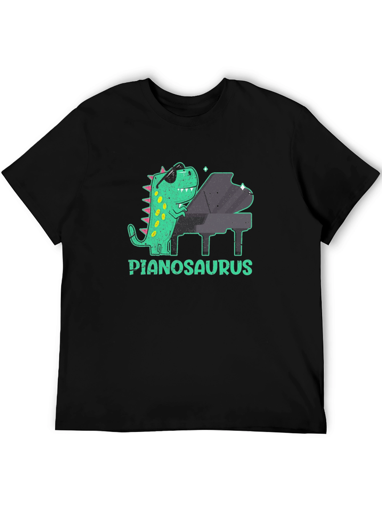 Pianosaurus T-Shirt - Cool Dinosaur Playing Piano