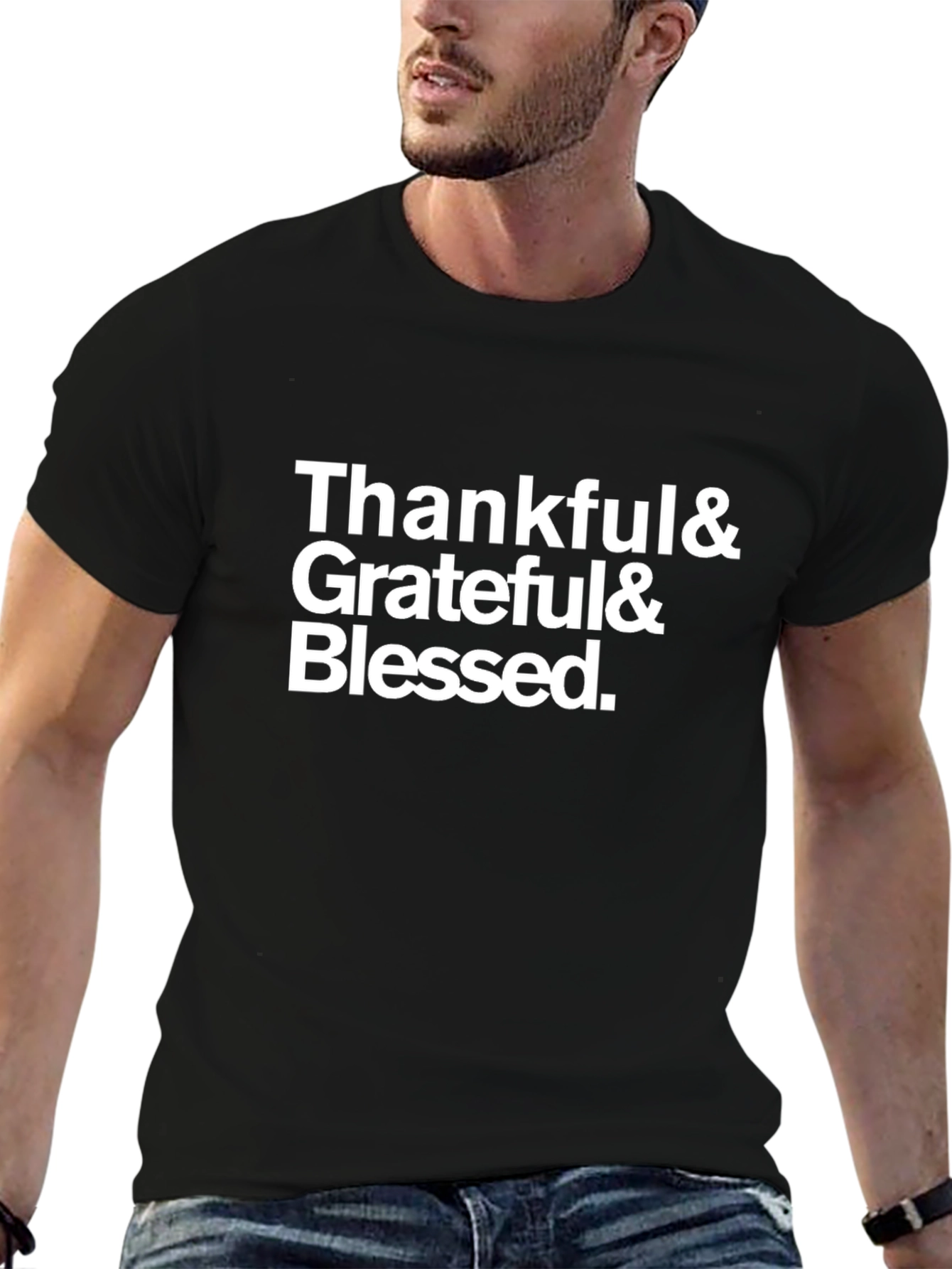 Thankful Grateful Blessed Graphic Tee
