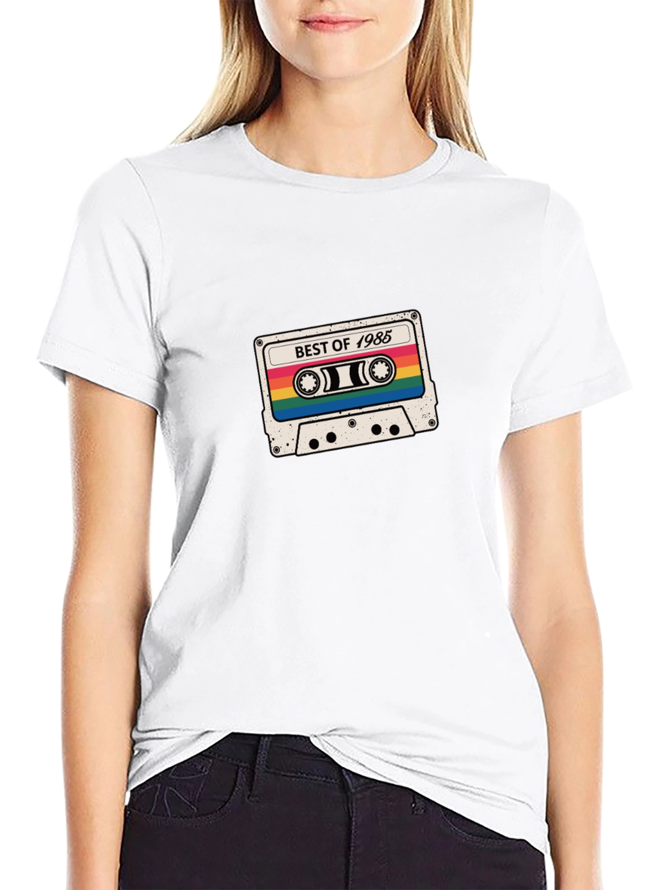 Retro Best of 1985 Cassette Graphic T-Shirt