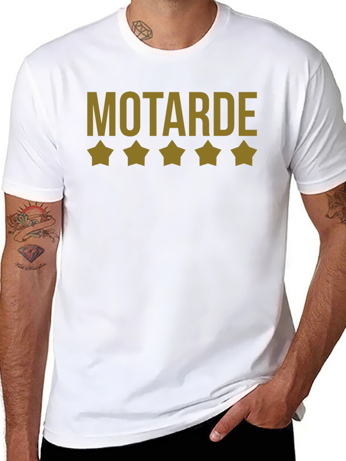 Motarde Star Rating Black T-Shirt