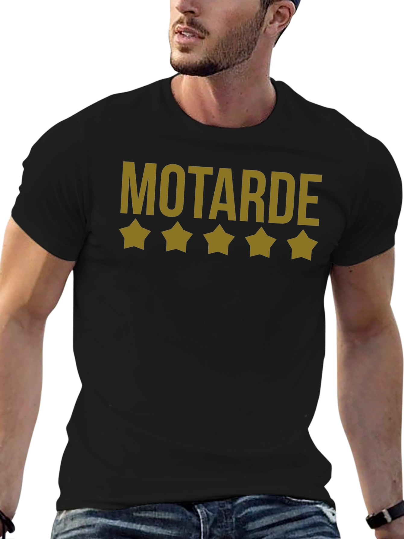 Motarde Star Rating Black T-Shirt