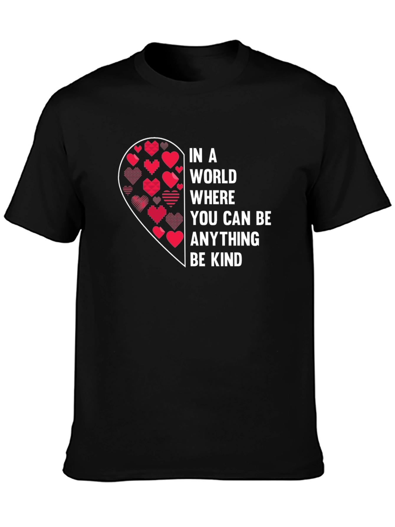 Be Kind Heart Graphic T-Shirt