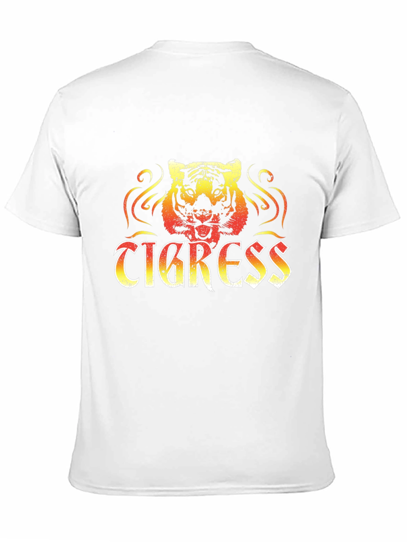 Tigress Graphic Print Mens Black T-Shirt
