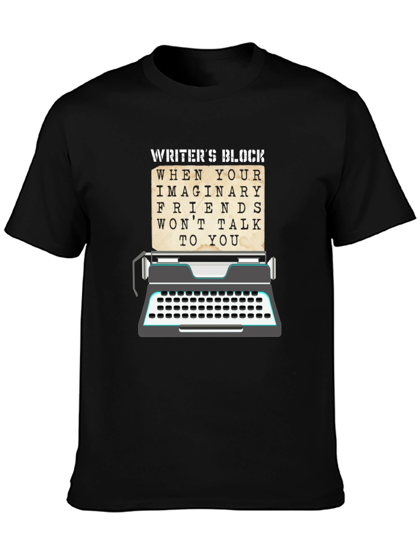 Writers Block T-Shirt - Imaginary Friends