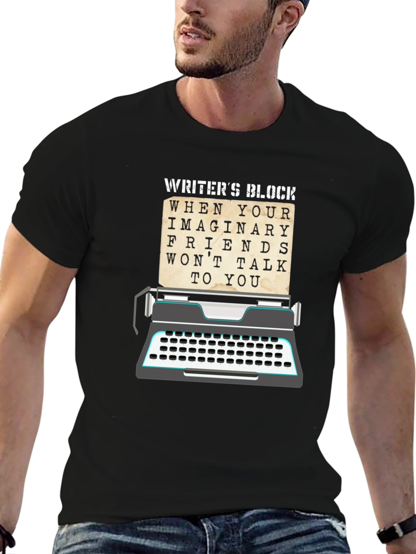 Writers Block T-Shirt - Imaginary Friends