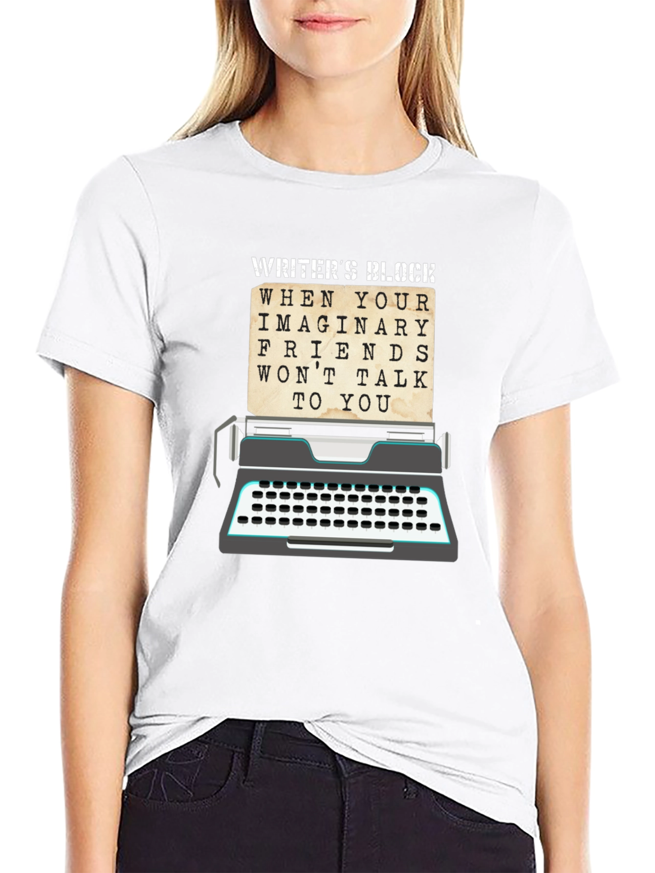 Writers Block T-Shirt - Imaginary Friends