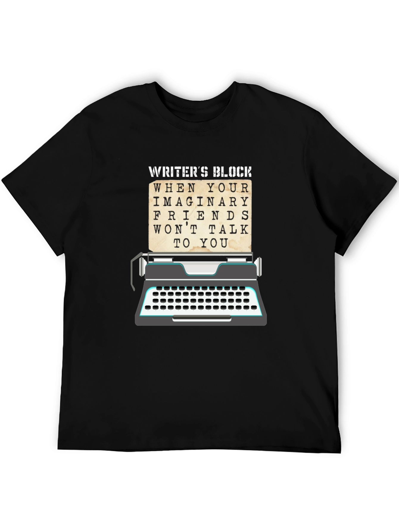 Writers Block T-Shirt - Imaginary Friends