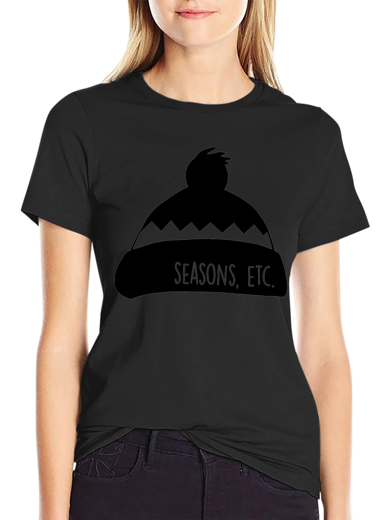 Seasons Etc. Beanie T-Shirt