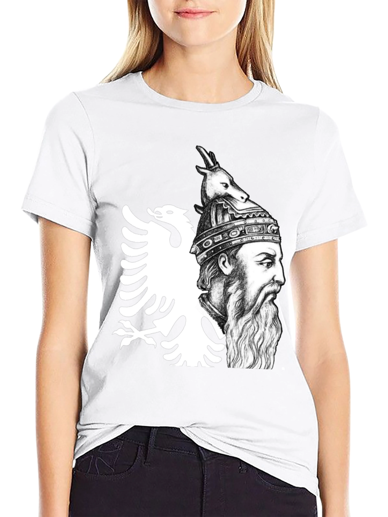 Albanian Hero Graphic T-Shirt