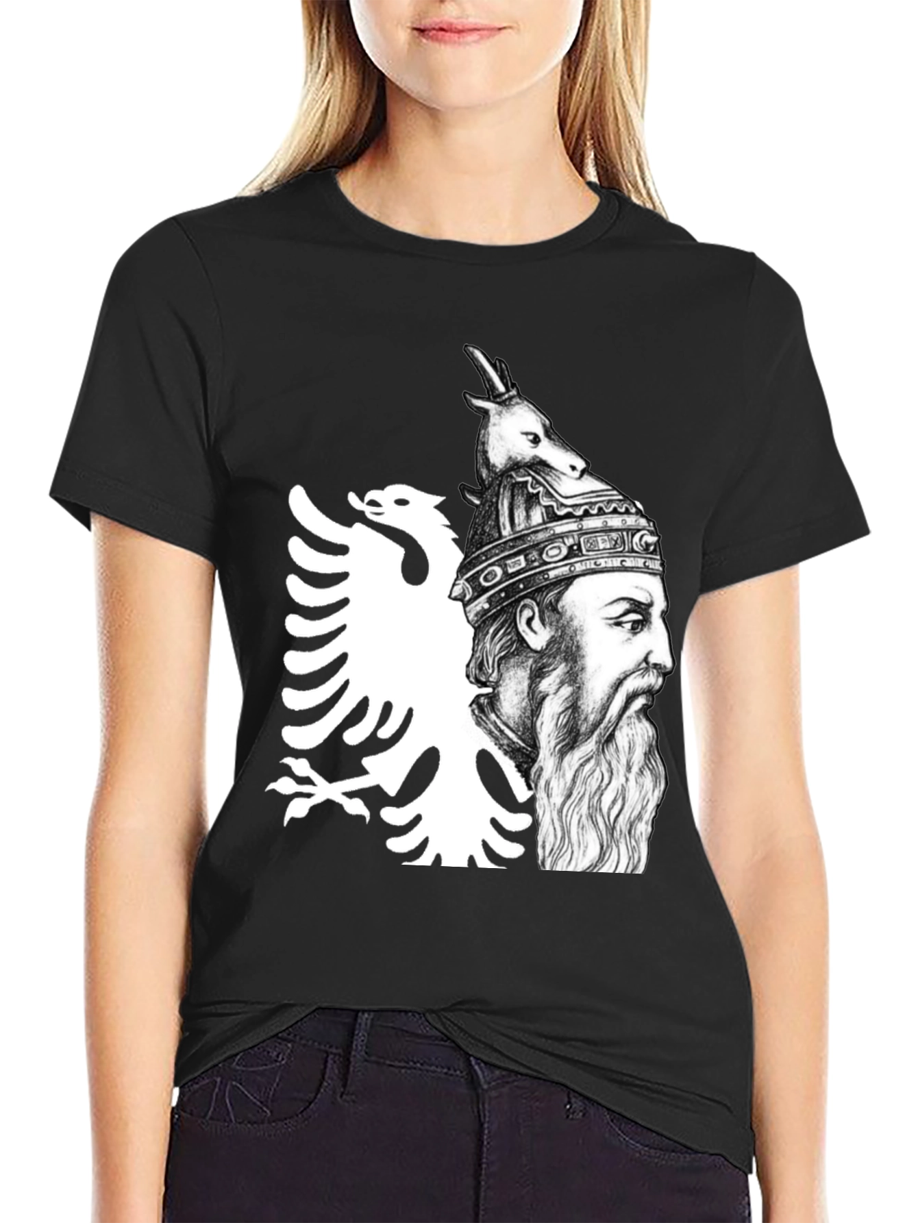 Albanian Hero Graphic T-Shirt