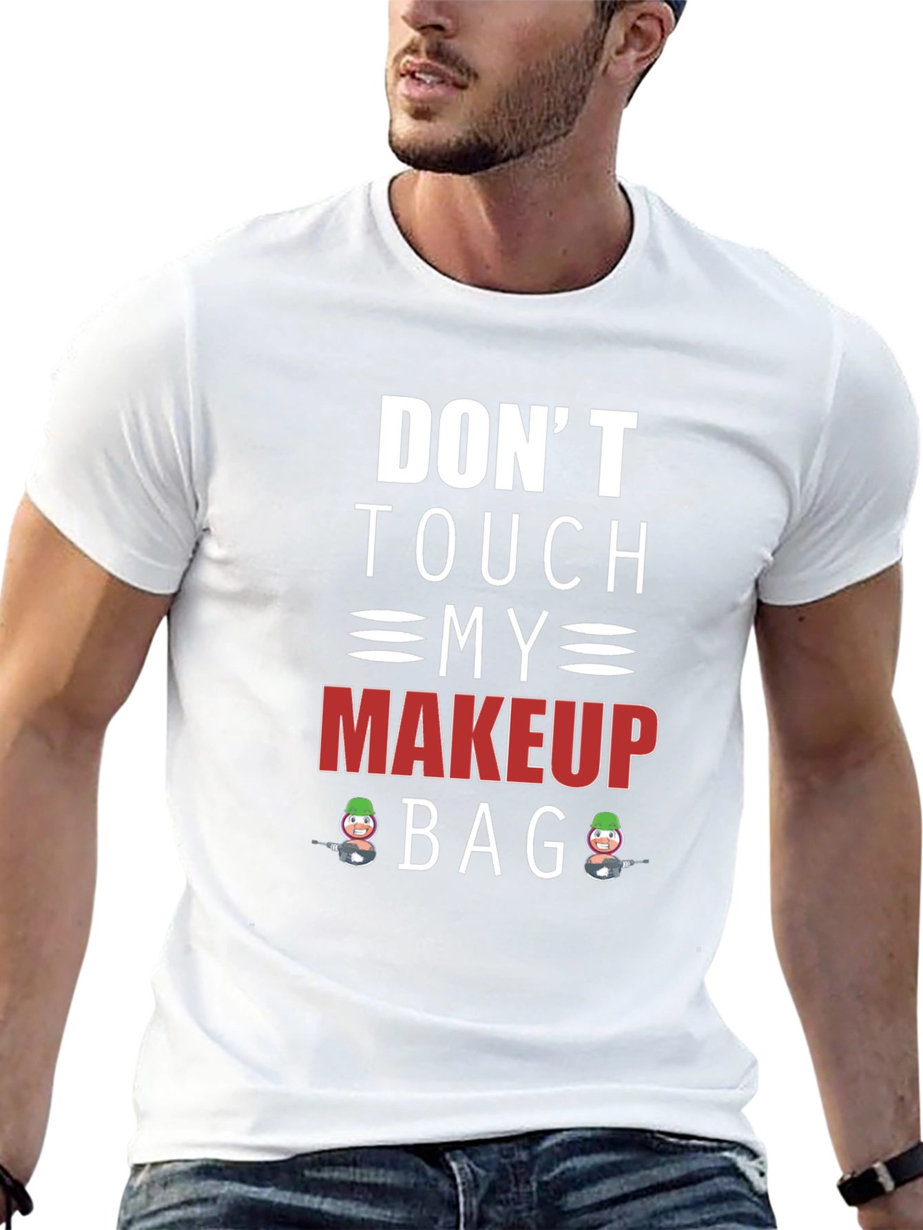 Dont Touch My Makeup Bag Graphic Tee