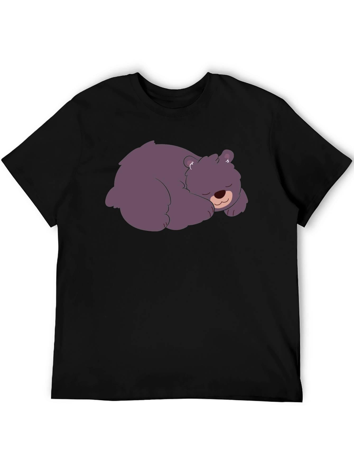 Sleeping Bear Graphic T-Shirt - Black