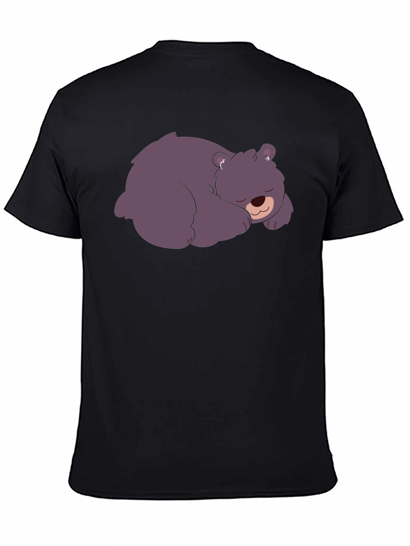 Sleeping Bear Graphic T-Shirt - Black