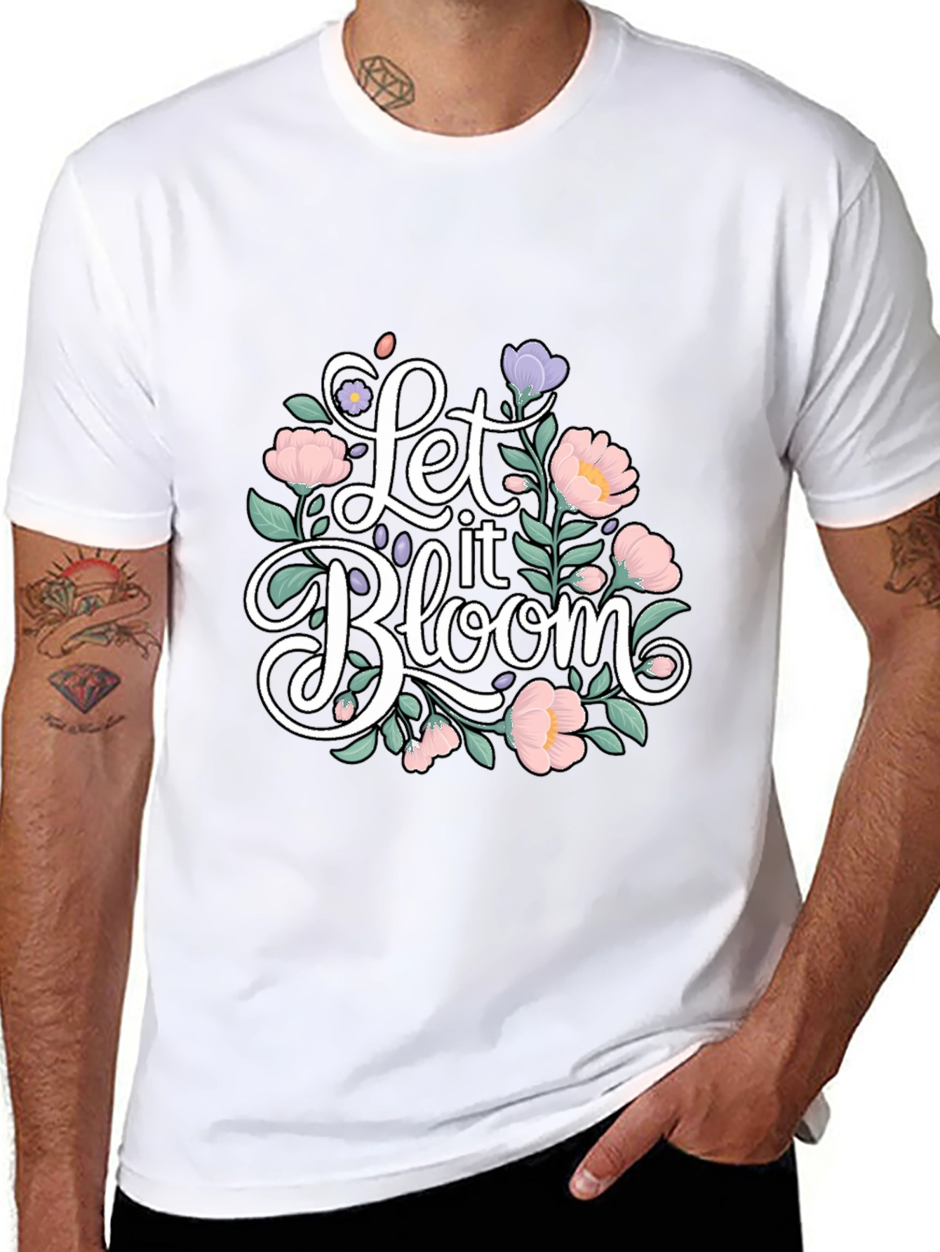 Let it Bloom Floral Graphic T-Shirt