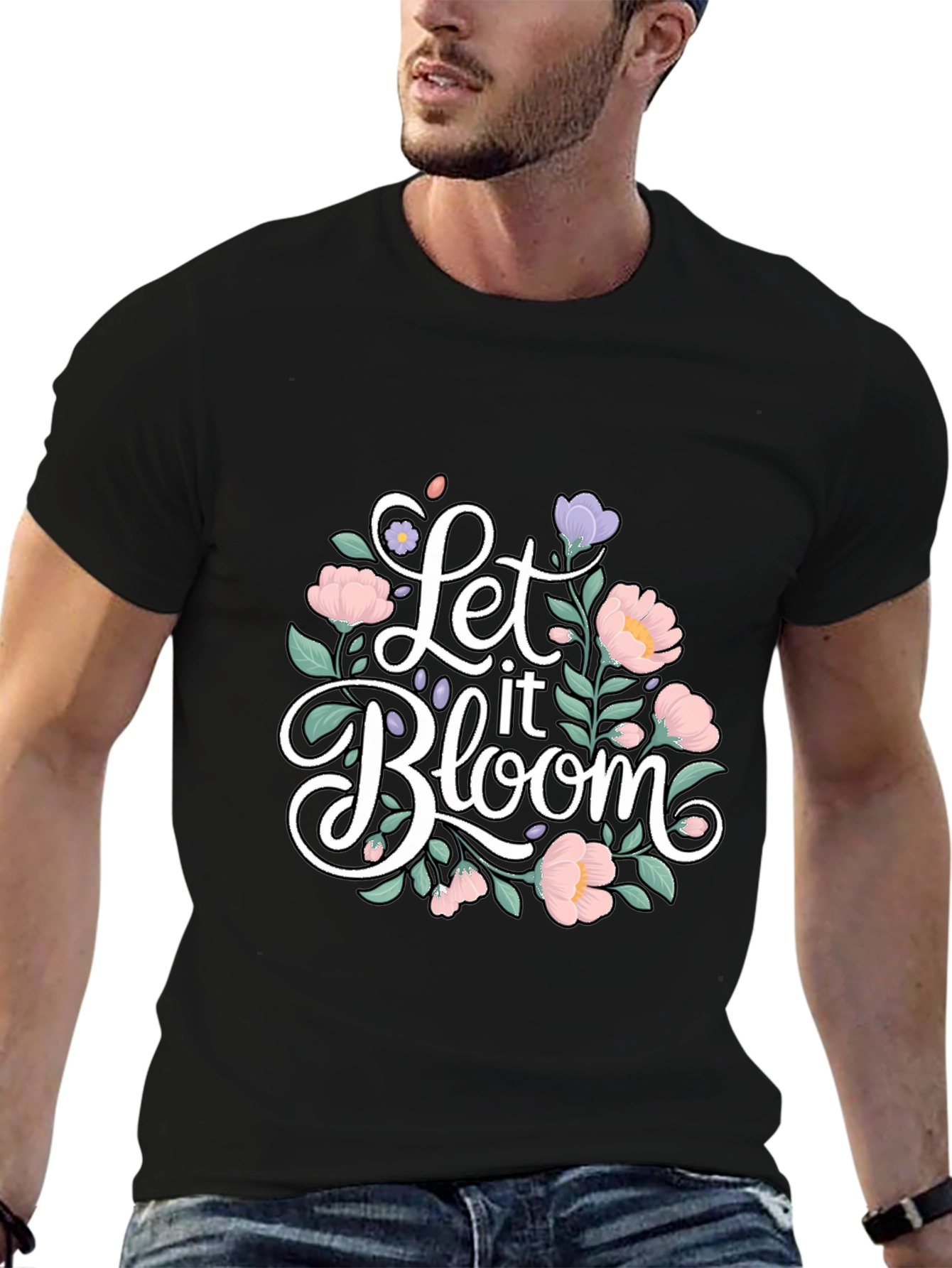 Let it Bloom Floral Graphic T-Shirt