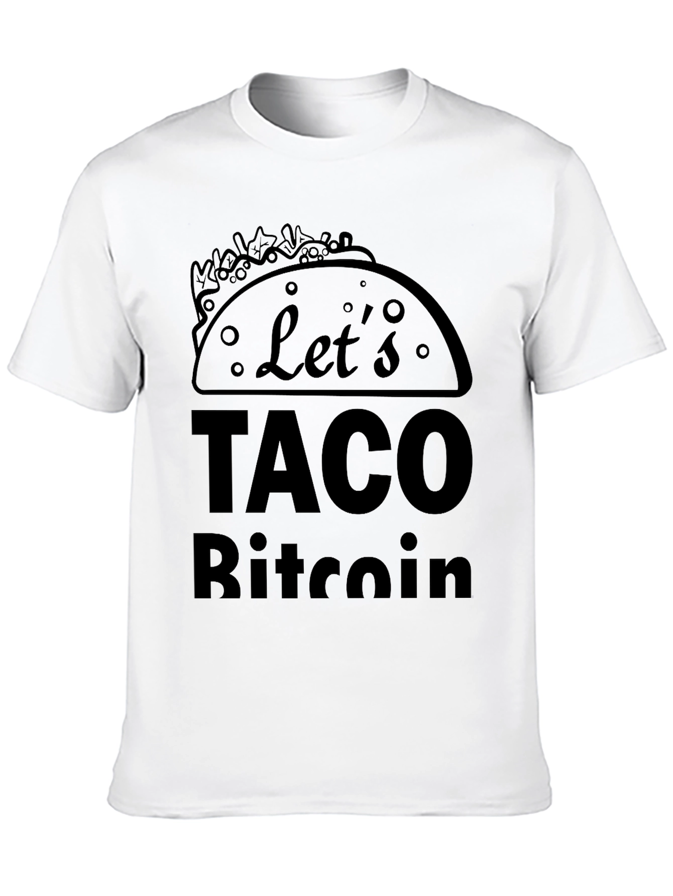 Lets Taco Bitcoin Black T-Shirt