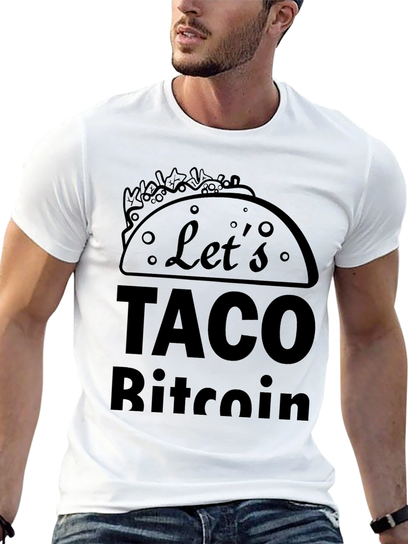 Lets Taco Bitcoin Black T-Shirt