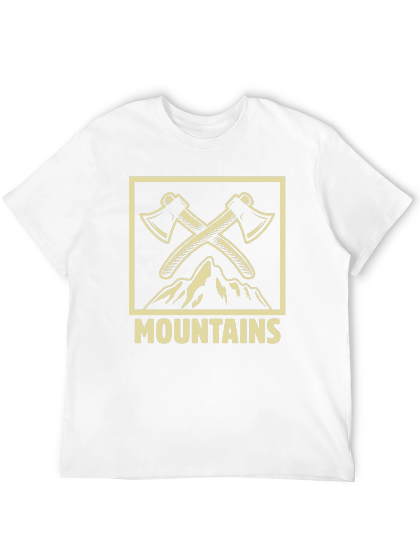 Mountains & Axes Graphic Tee - Adventure Ready!