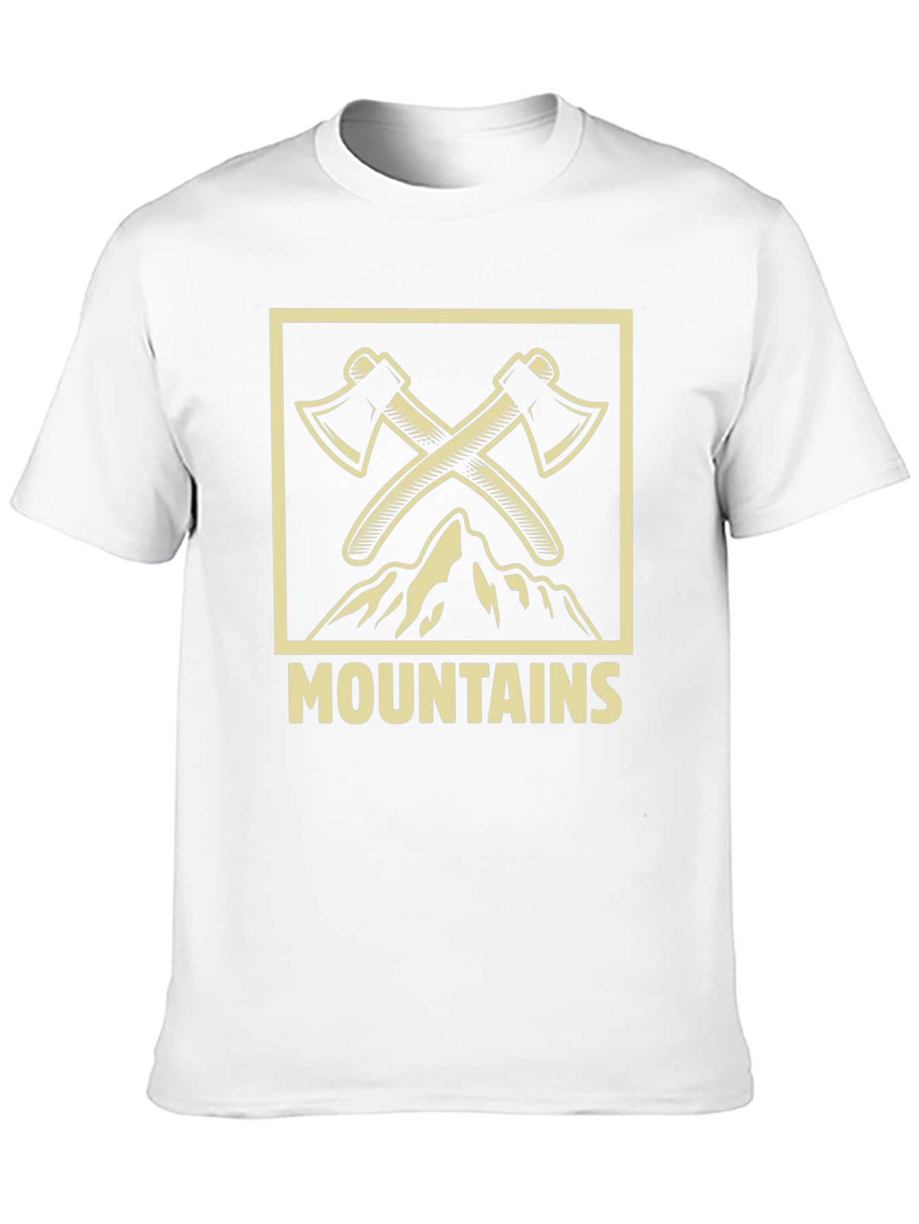Mountains & Axes Graphic Tee - Adventure Ready!