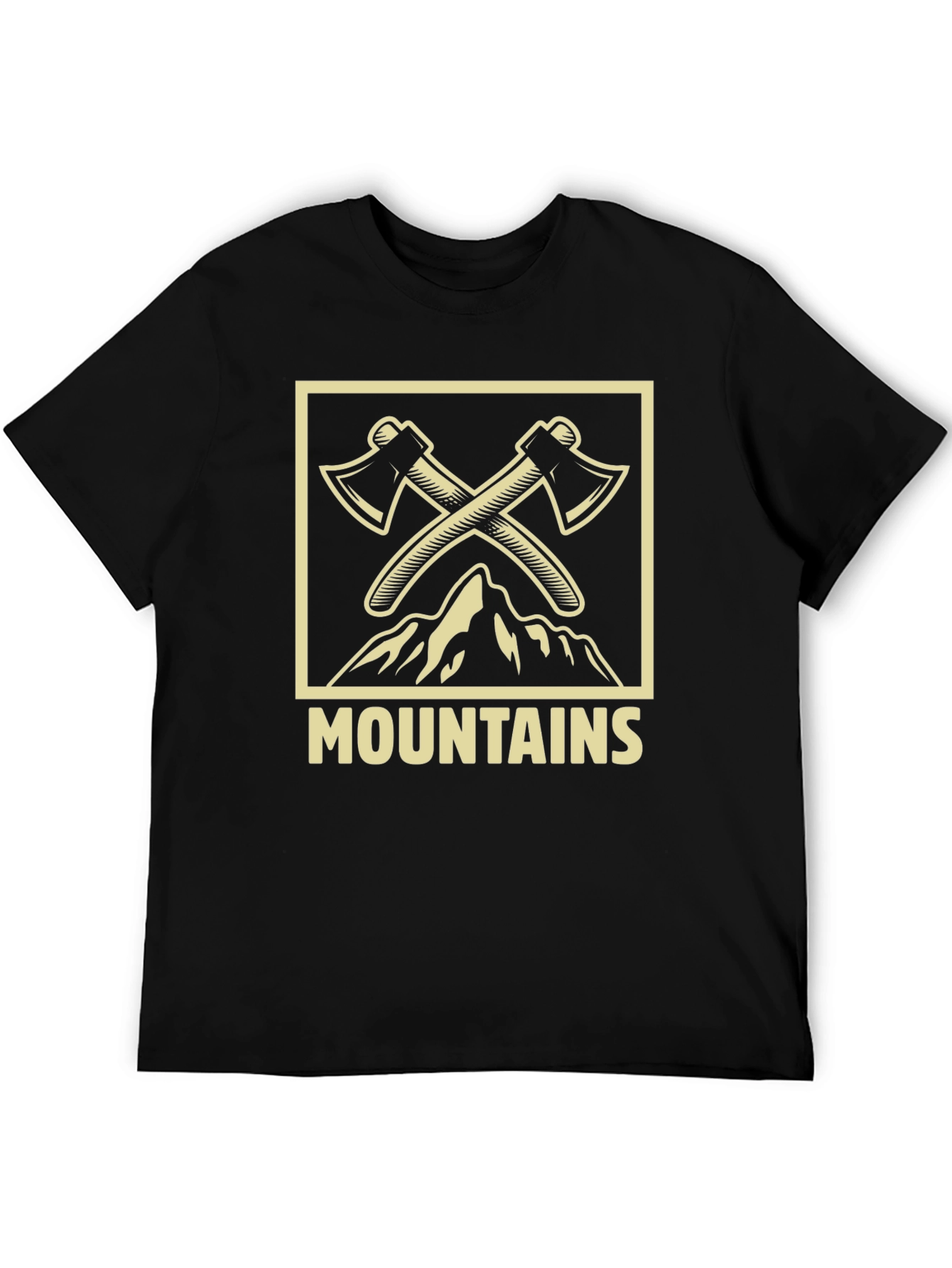 Mountains & Axes Graphic Tee - Adventure Ready!