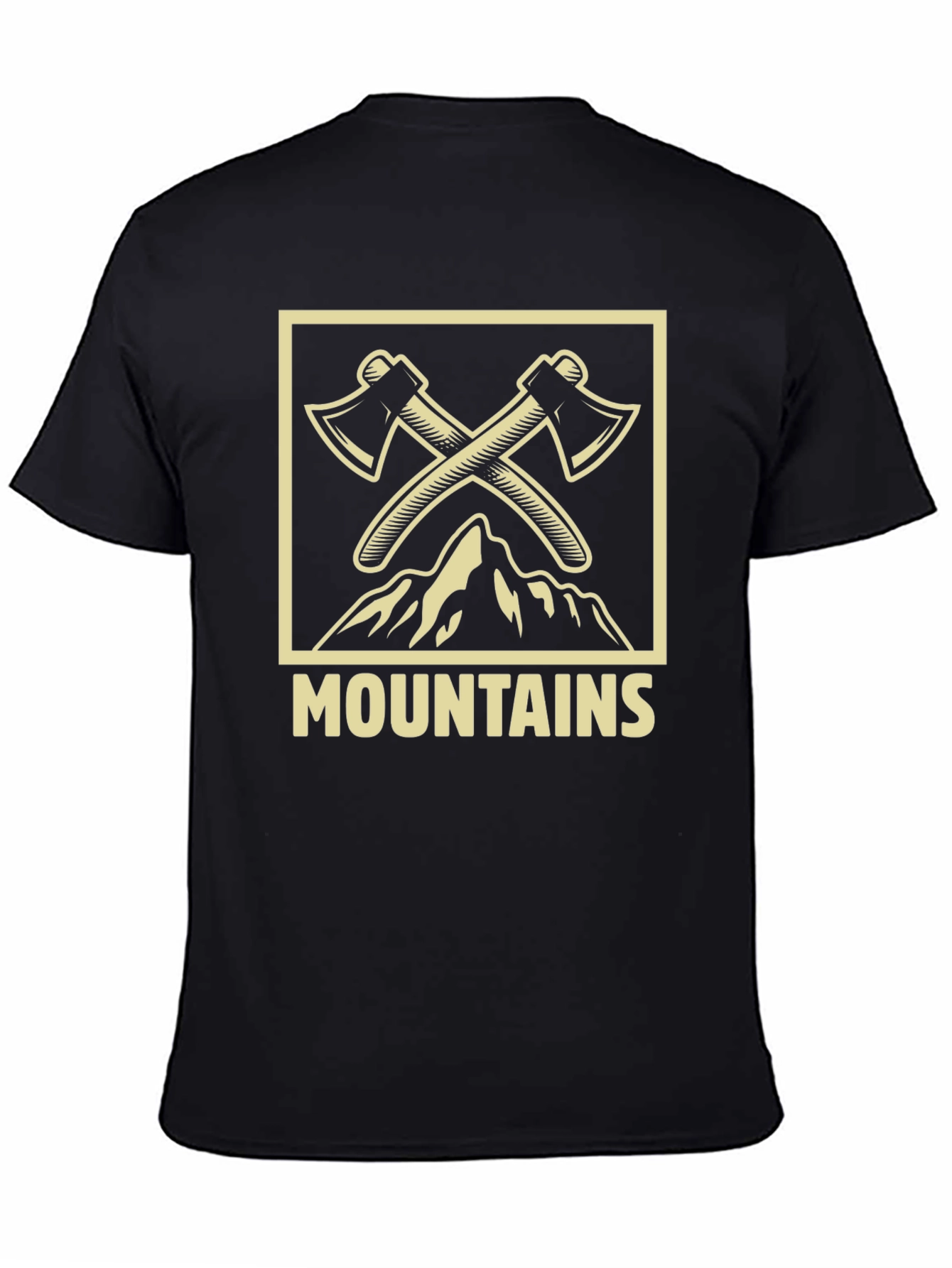 Mountains & Axes Graphic Tee - Adventure Ready!