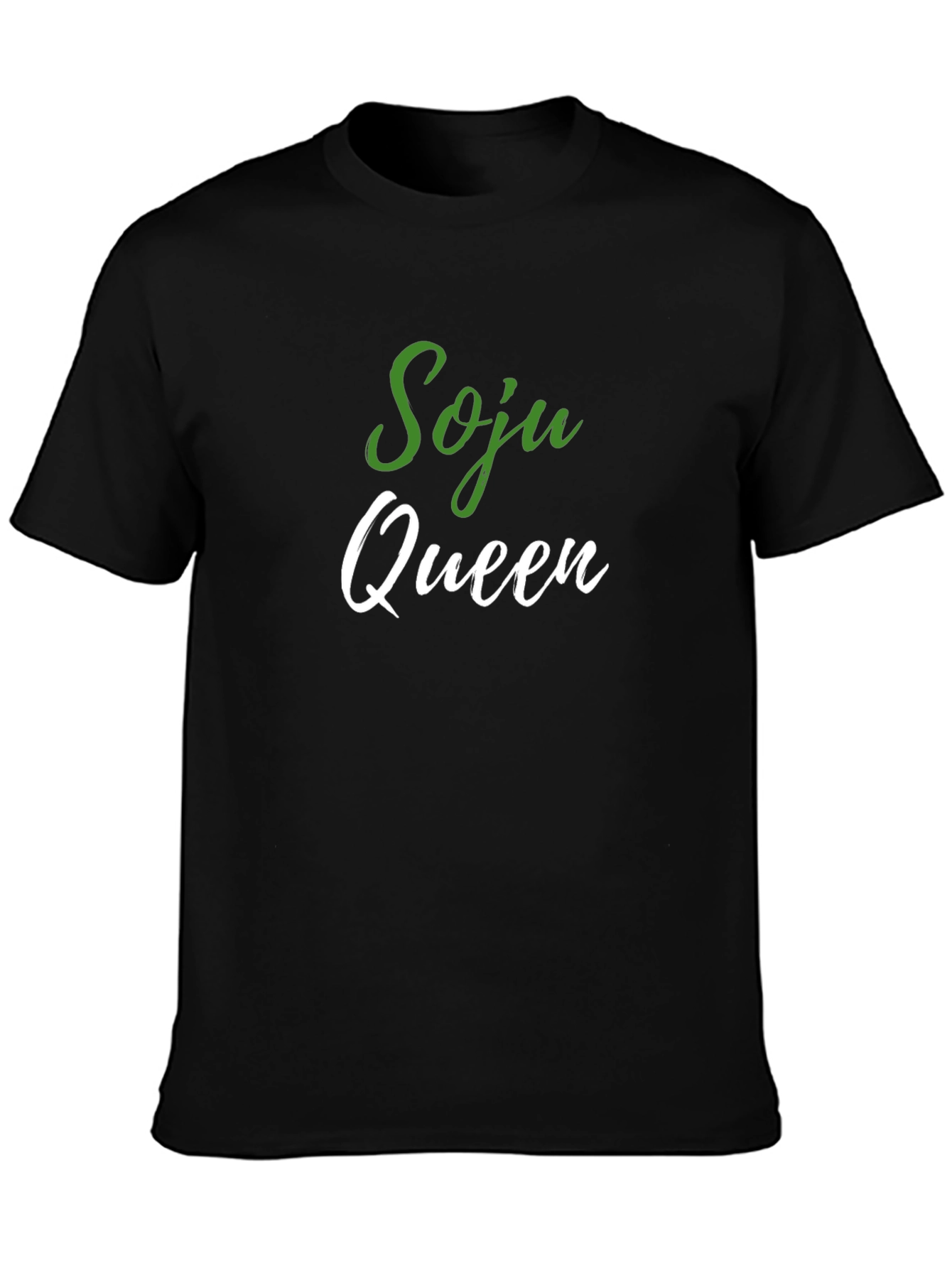 Soju Queen Black T-Shirt - Trendy Graphic Tee