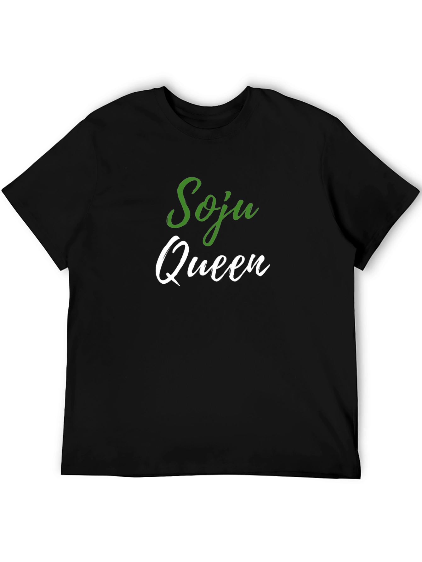 Soju Queen Black T-Shirt - Trendy Graphic Tee
