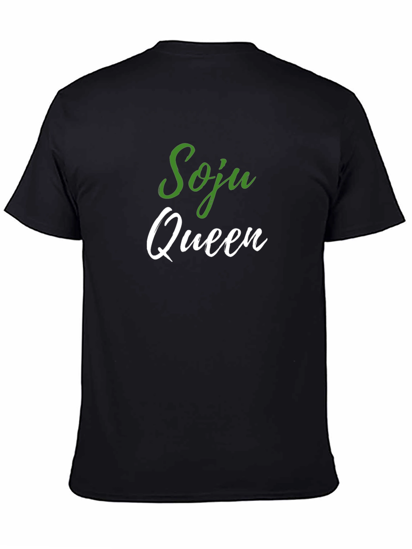 Soju Queen Black T-Shirt - Trendy Graphic Tee