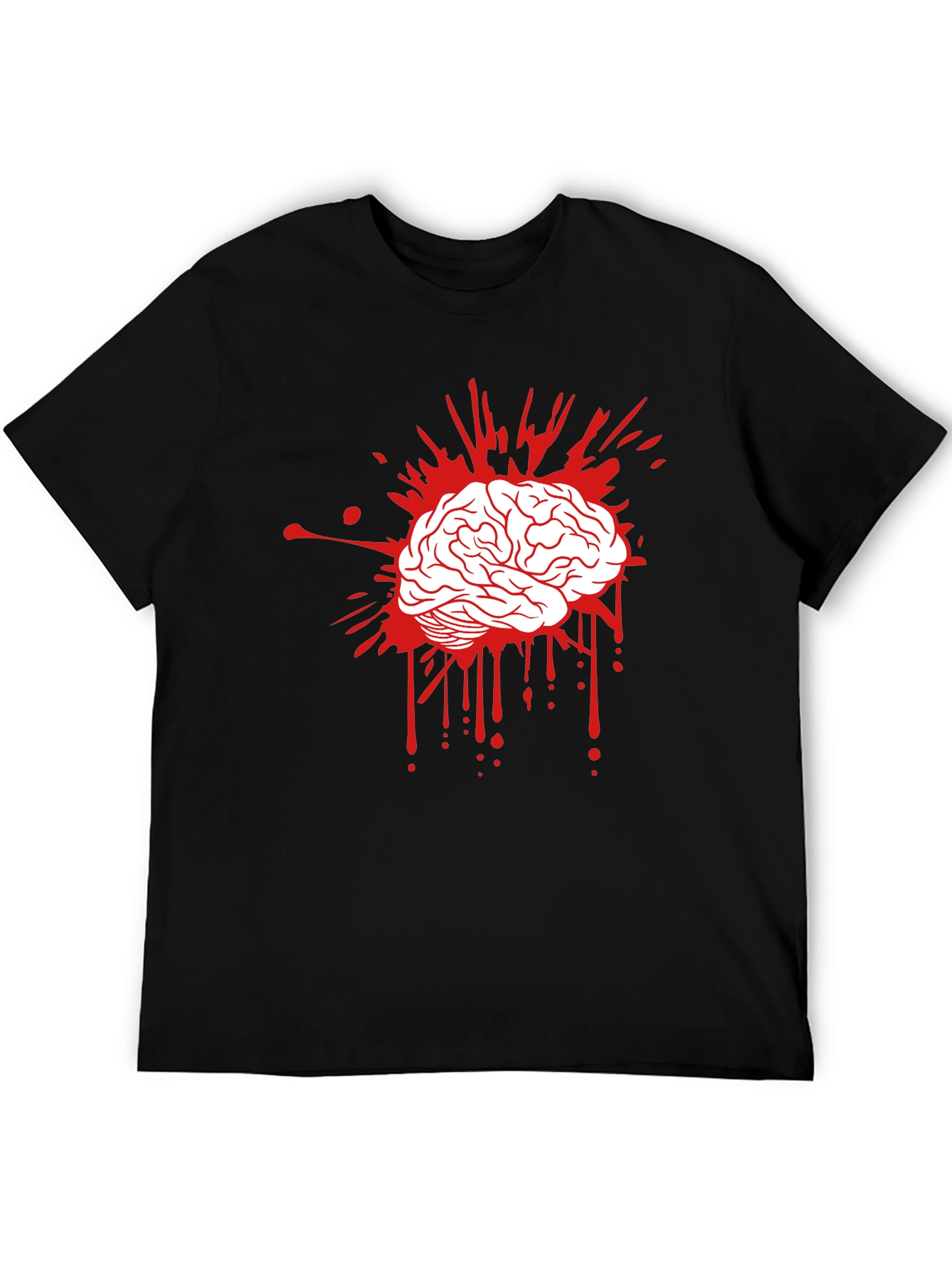 Brain Splatter Graphic T-Shirt - Bold & Edgy!