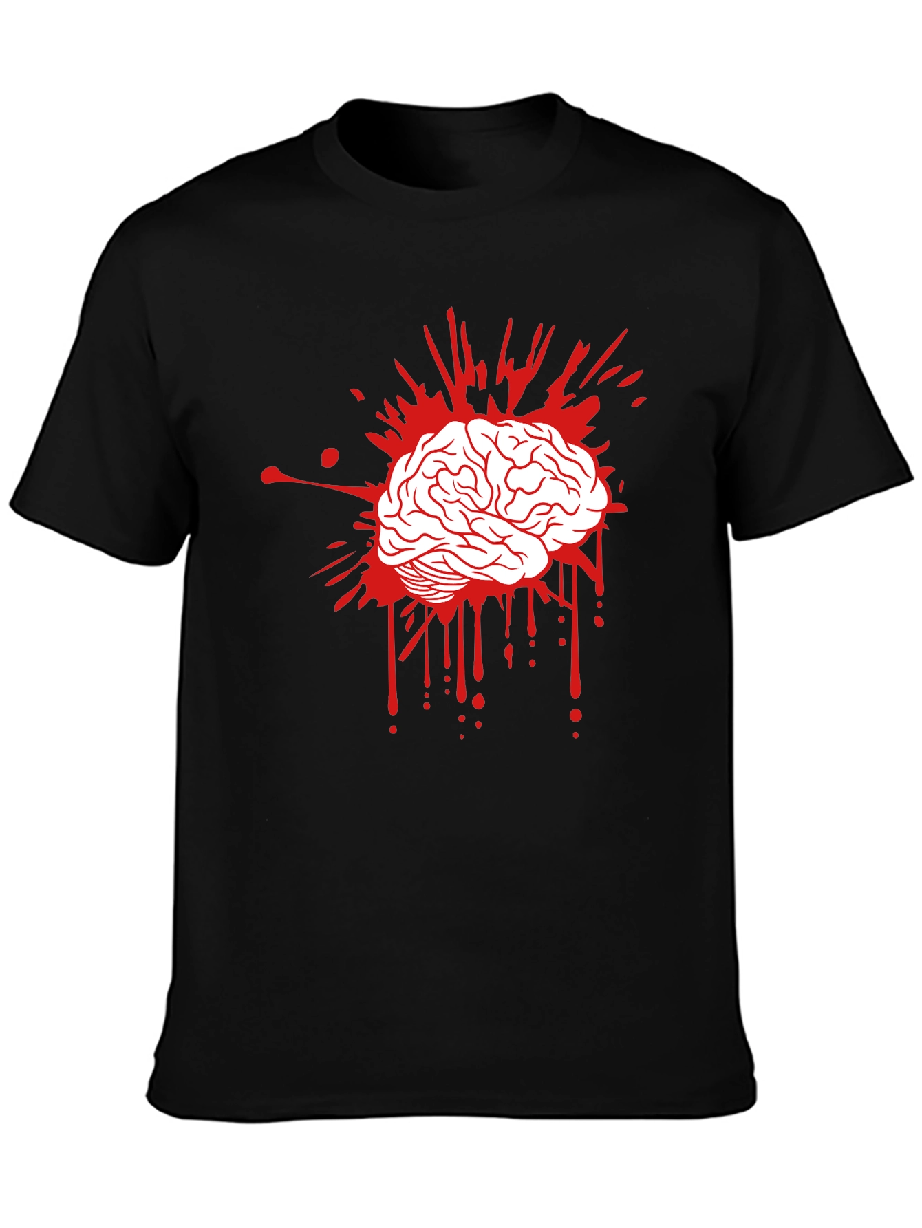 Brain Splatter Graphic T-Shirt - Bold & Edgy!