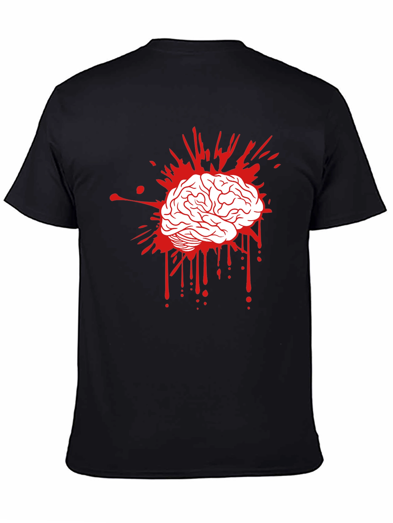 Brain Splatter Graphic T-Shirt - Bold & Edgy!